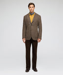 Veste en laine knickerbocker marron