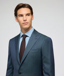 Blue-green twill wool Solaro suit