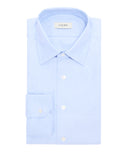 Camisa azul de algodón oxford