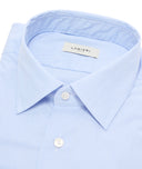 Camisa Plancha Fácil Rayas Azul Claro