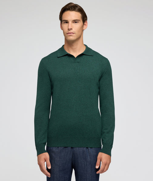 Jersey en cachemira verde