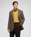Veste en laine knickerbocker marron