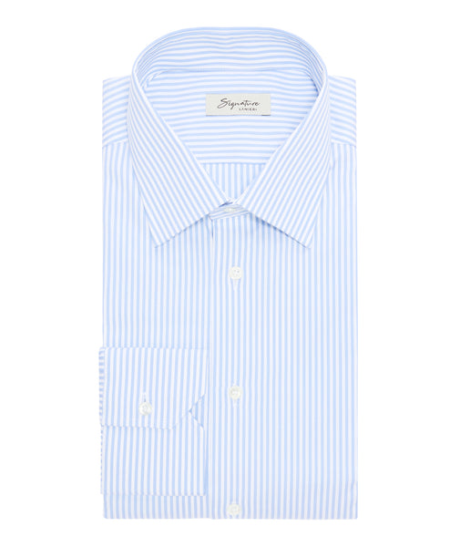 Chemise Rayures Bleu Ciel Pinpoint