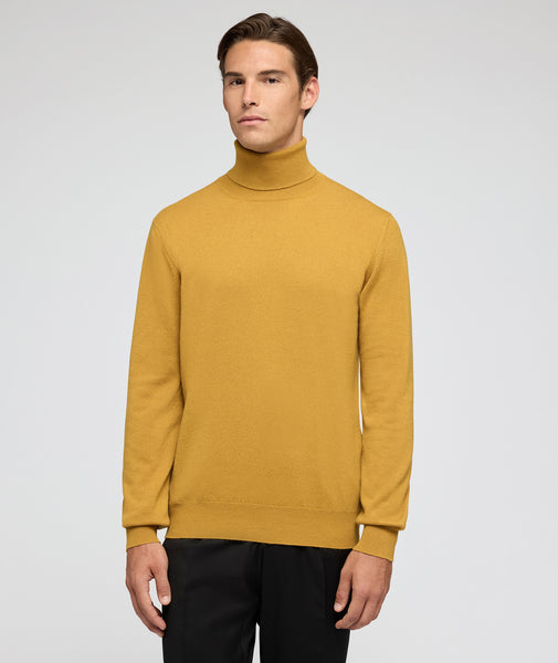 Jersey en cachemira ocre
