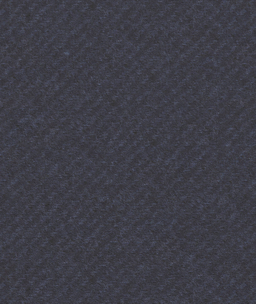 blu scuro in twill di lana