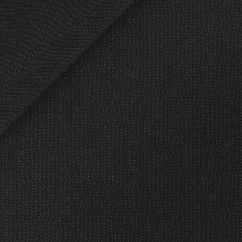 twill nero lana seta