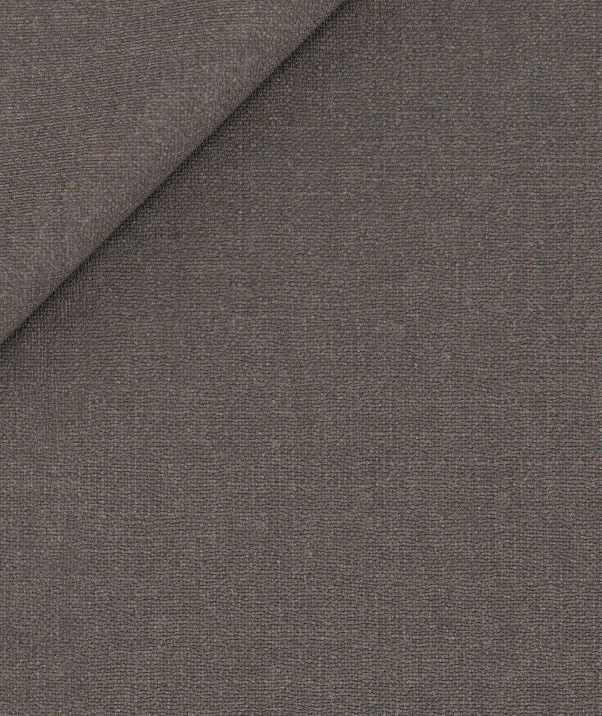 marrone in tela di lana e cashmere