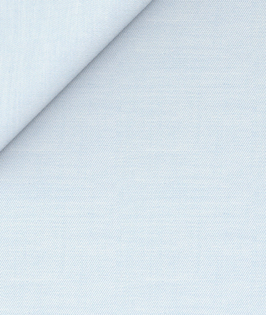 Azzurro in twill di cotone