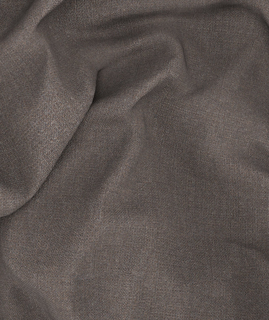 marrone in tela di lana e cashmere