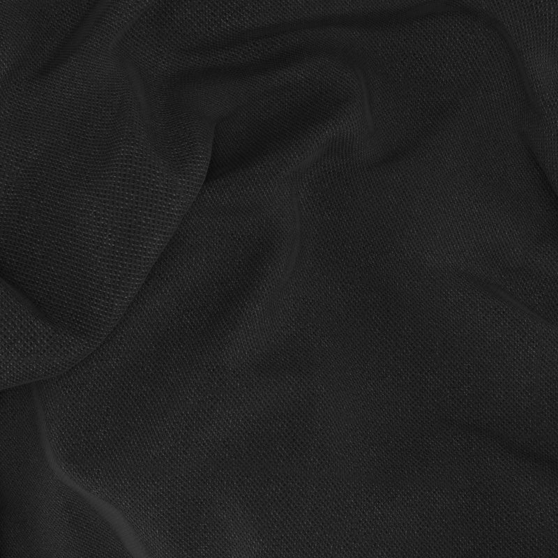 twill nero lana seta
